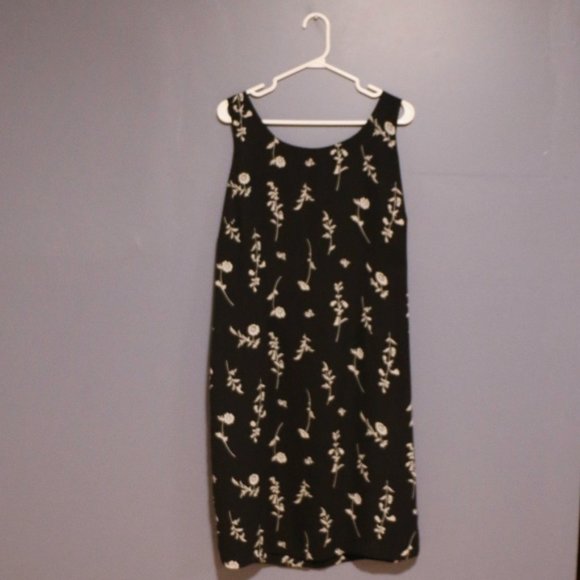 Black Midi Dress - Picture 1 of 3
